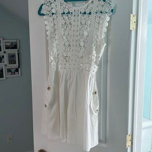 Self-Portrait White Lace Dress